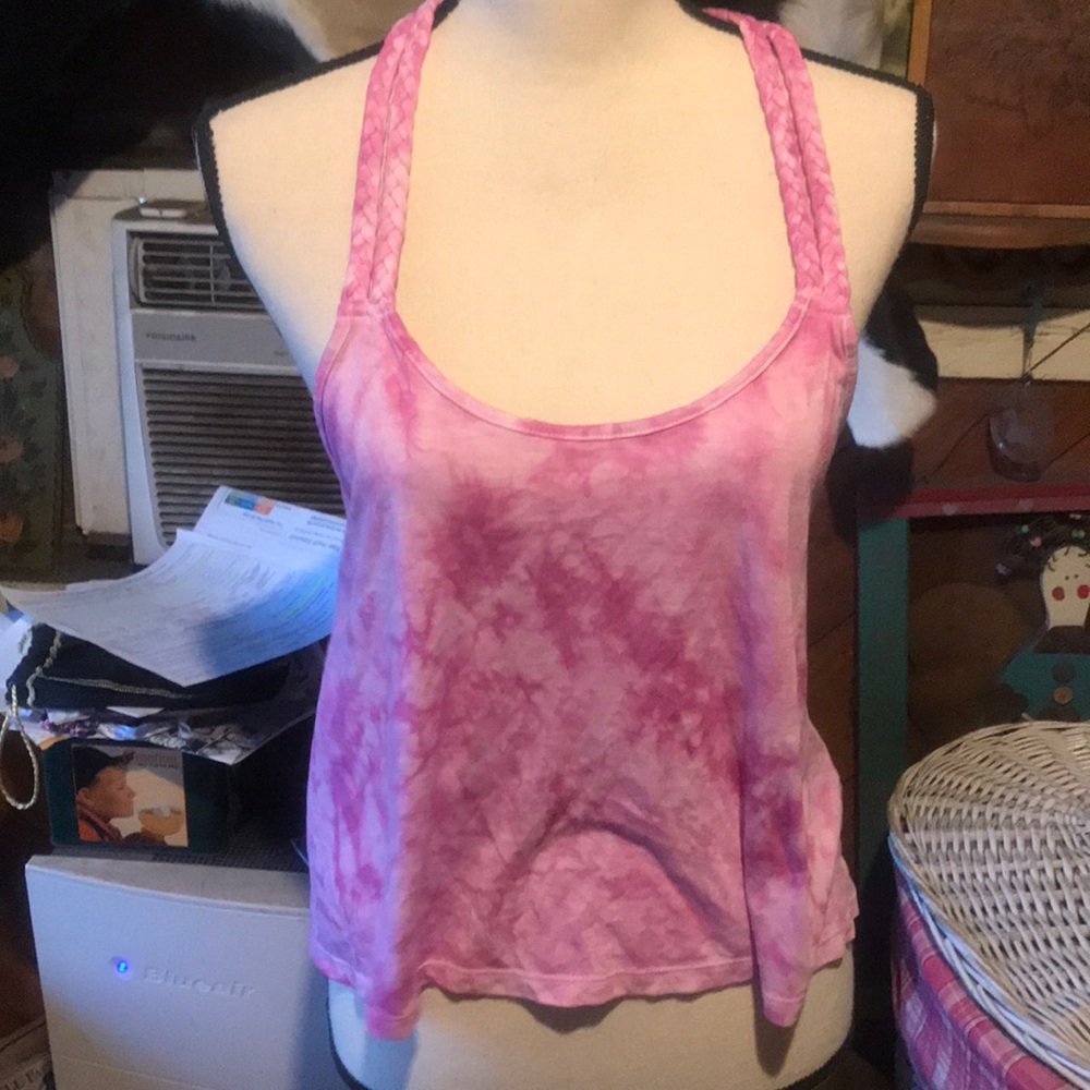 Mud crop top in pink